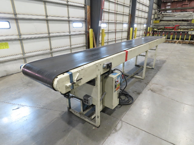 Sparks Dura-Drive 28"x 18' 4" Conveyor 23"Belt 1Hp 460V Variable Speed