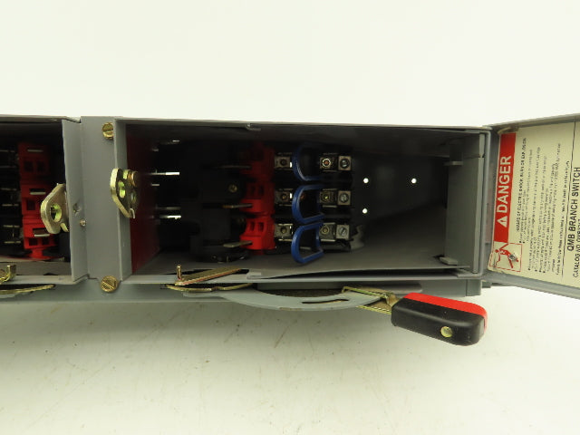 Square D QMB-321-T Safety Disconnect Load Switch 240V AC 10Hp/DC 15Hp 30A 3 Pole