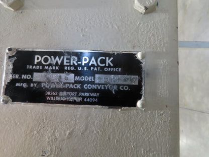 Power-Pack 34"x 19' 9" Conveyor 30"Belt 460V Variable Speed Powered Roller Drive