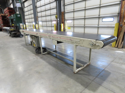 Power-Pack 34"x 19' 9" Conveyor 30"Belt 460V Variable Speed Powered Roller Drive