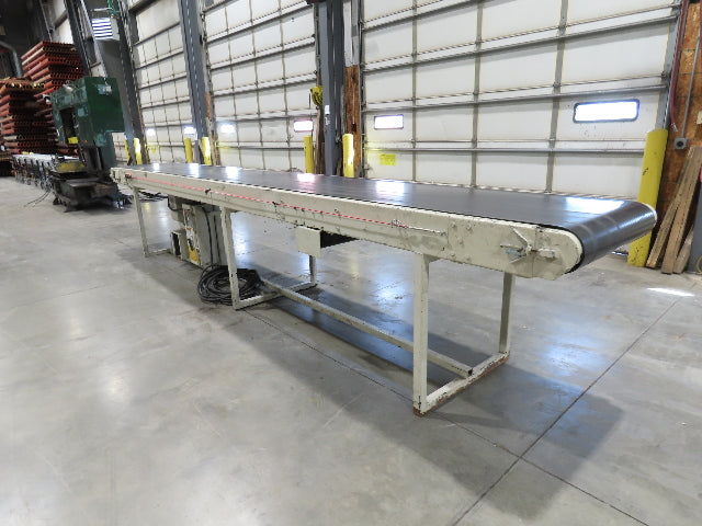 Power-Pack 34"x 19' 9" Conveyor 30"Belt 460V Variable Speed Powered Roller Drive