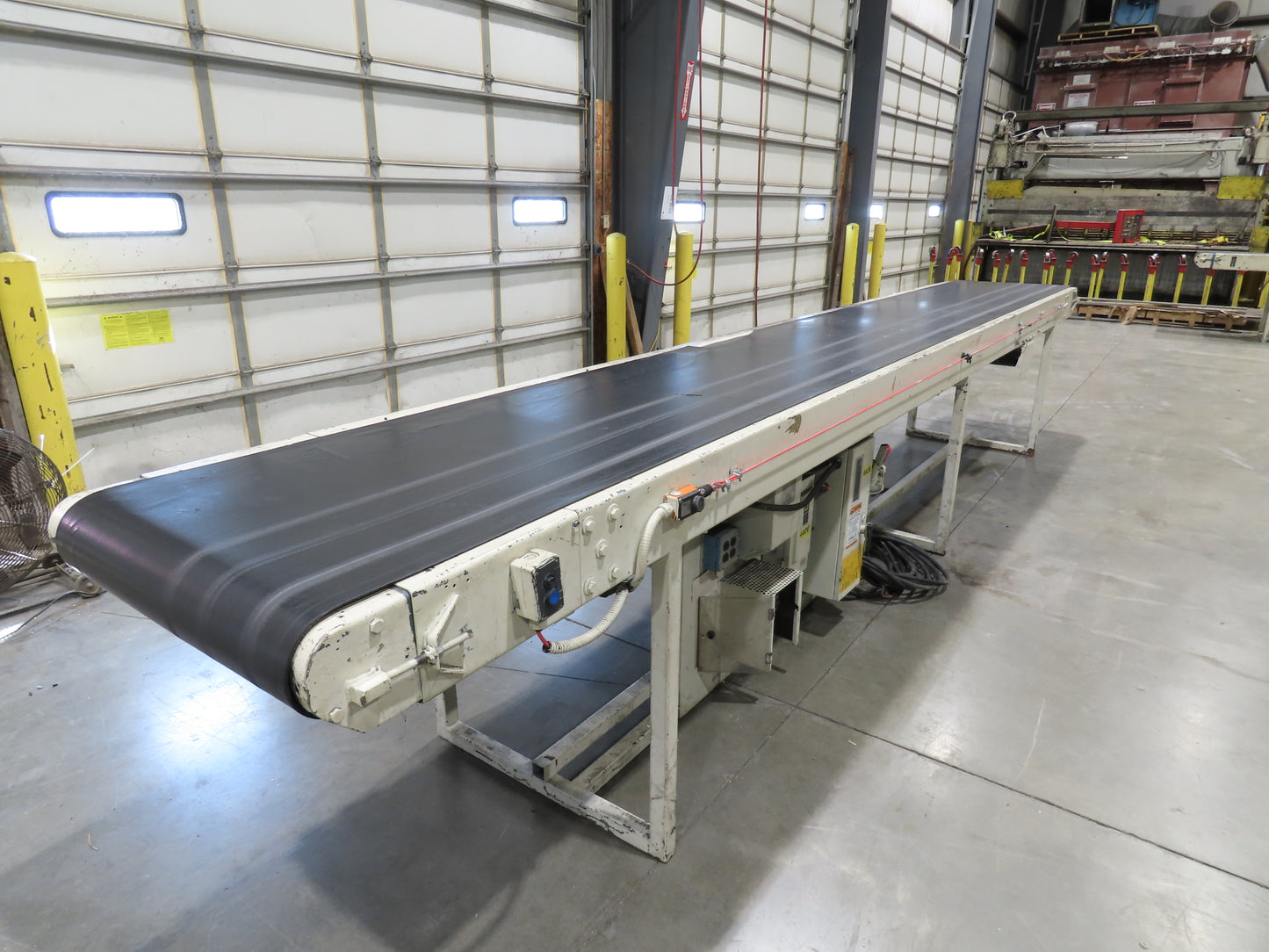 Power-Pack 34"x 19' 9" Conveyor 30"Belt 460V Variable Speed Powered Roller Drive