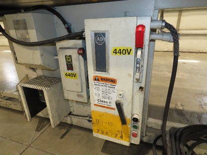 Power-Pack 34"x 19' 9" Conveyor 30"Belt 460V Variable Speed Powered Roller Drive