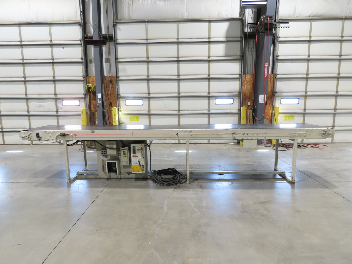 Power-Pack 34"x 19' 9" Conveyor 30"Belt 460V Variable Speed Powered Roller Drive