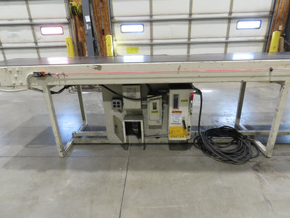 Power-Pack 34"x 19' 9" Conveyor 30"Belt 460V Variable Speed Powered Roller Drive