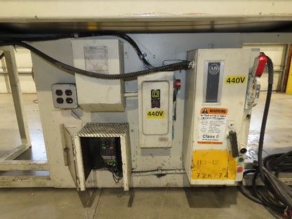 Power-Pack 34"x 19' 9" Conveyor 30"Belt 460V Variable Speed Powered Roller Drive