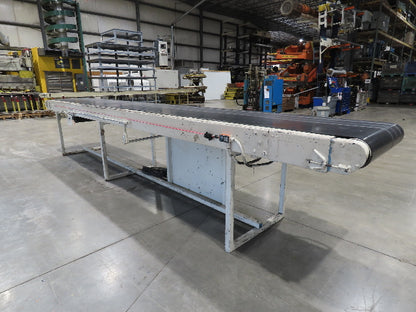 Power-Pack 34"x 19' 9" Conveyor 30"Belt 460V Variable Speed Powered Roller Drive