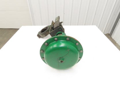 Fisher Controls 656 Size 30 Pneumatic Diaphragm Actuator 4" Butterfly Valve