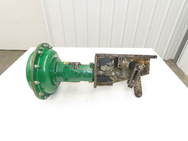 Fisher Controls 656 Size 30 Pneumatic Diaphragm Actuator 4" Butterfly Valve