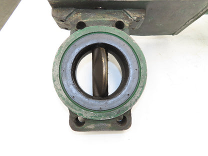 Fisher Controls 656 Size 30 Pneumatic Diaphragm Actuator 4" Butterfly Valve