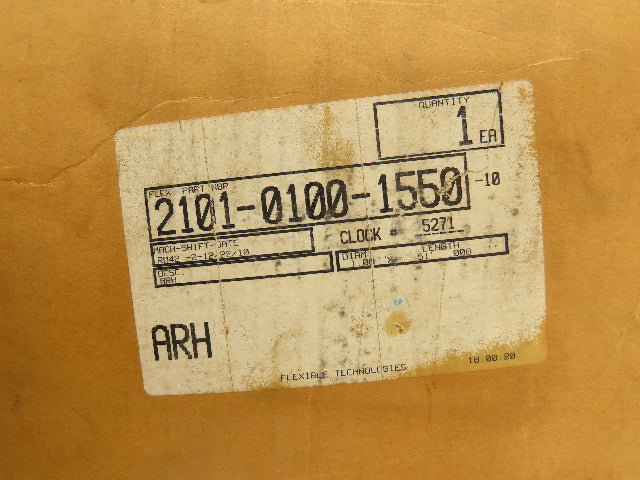 Hi-Tech 2101-0100-1550 Duravent Industrial Ducting 1" Hose 50 ft Long TPE Rubber