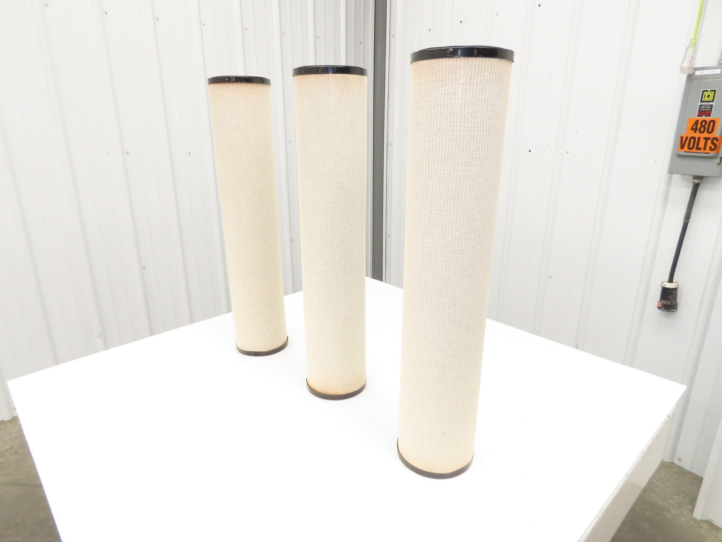 Facet CB28 Coalescer Separator Pneumatic Air Filter 6 x 28" Lot of 3