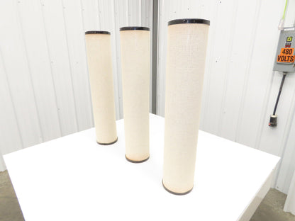 Facet CB28 Coalescer Separator Pneumatic Air Filter 6 x 28" Lot of 3