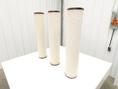 Facet CB28 Coalescer Separator Pneumatic Air Filter 6 x 28" Lot of 3