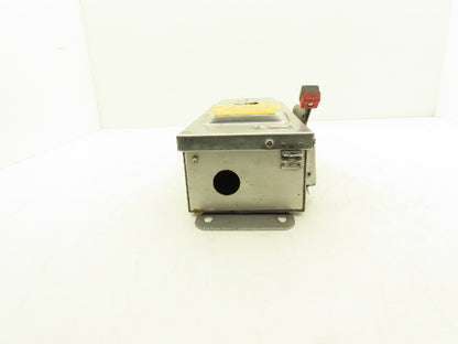 Square D H221DS Safety Disconnect Load Switch 240VAC 30A 2 Pole Stainless Steel