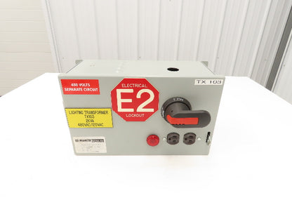 Marcie LD2000-PL-200K Stepdown Transformer Disconnect 2kva 1Ph HV 480V LV 120V