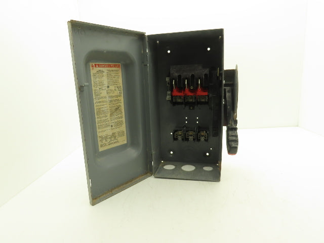 Square D H362N Fused Safety Disconnect Switch 60A 600VAC 600VDC 3 Pole