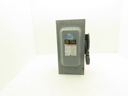 Square D H362N Fused Safety Disconnect Switch 60A 600VAC 600VDC 3 Pole