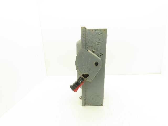 Square D H362N Fused Safety Disconnect Switch 60A 600VAC 600VDC 3 Pole