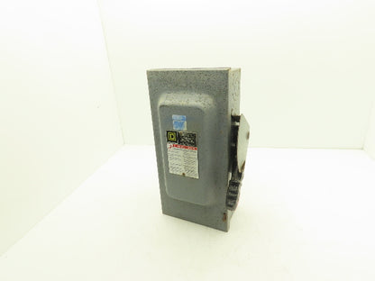 Square D H362N Fused Safety Disconnect Switch 60A 600VAC 600VDC 3 Pole