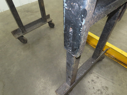 Hytrol 16"x 55" Slider Bed Conveyor on Casters 14.5" Belt 1/2Hp 90VDC End Drive