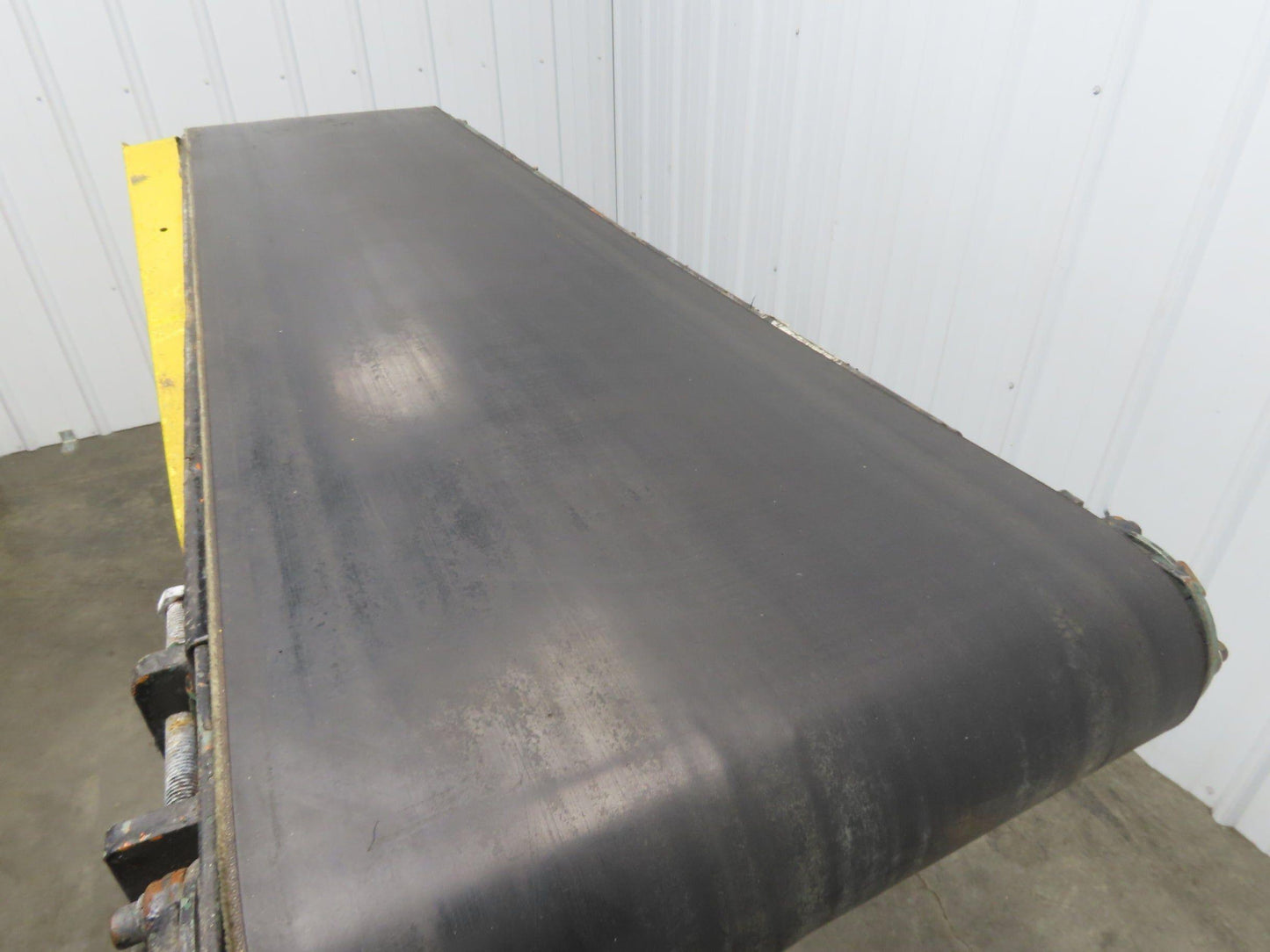 Hytrol 16"x 55" Slider Bed Conveyor on Casters 14.5" Belt 1/2Hp 90VDC End Drive