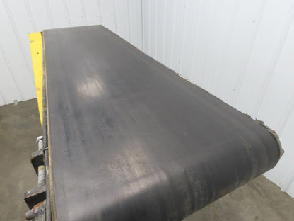 Hytrol 16"x 55" Slider Bed Conveyor on Casters 14.5" Belt 1/2Hp 90VDC End Drive