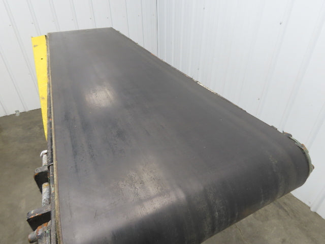 Hytrol 16"x 55" Slider Bed Conveyor on Casters 14.5" Belt 1/2Hp 90VDC End Drive