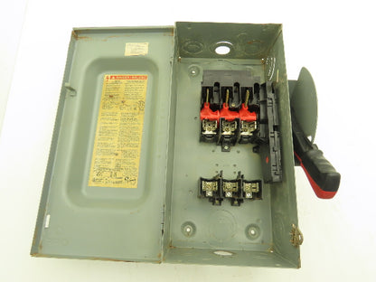Square D H362 Heavy Duty Fused Safety Disconnect Switch 60A 600VAC Series F05