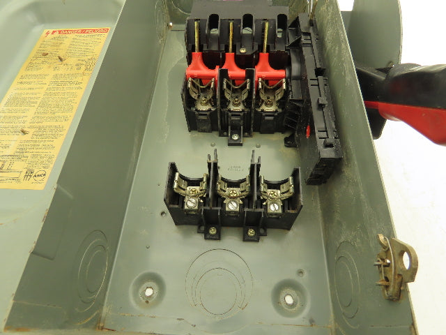 Square D H362 Heavy Duty Fused Safety Disconnect Switch 60A 600VAC Series F05