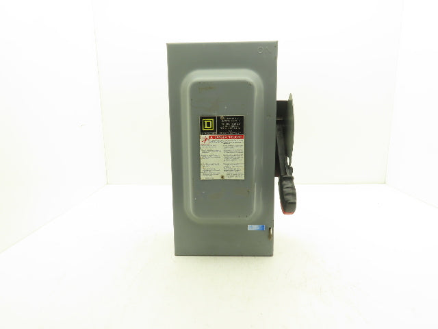 Square D H362 Heavy Duty Fused Safety Disconnect Switch 60A 600VAC Series F05