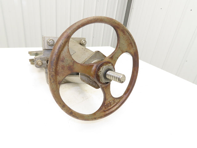 ITT Fabri-Valve C37S316 6" Stainless Knife Gate Valve Rising Stem Metal Seat 150