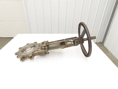 Velan L14-0310C-13SL 6" Stainless Knife Gate Valve Rising Stem Metal Seat #150