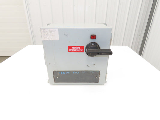 Daykin GPFS-05 GS Stepdown Transformer Disconnect 1kva 1Ph HV 480V LV 120V