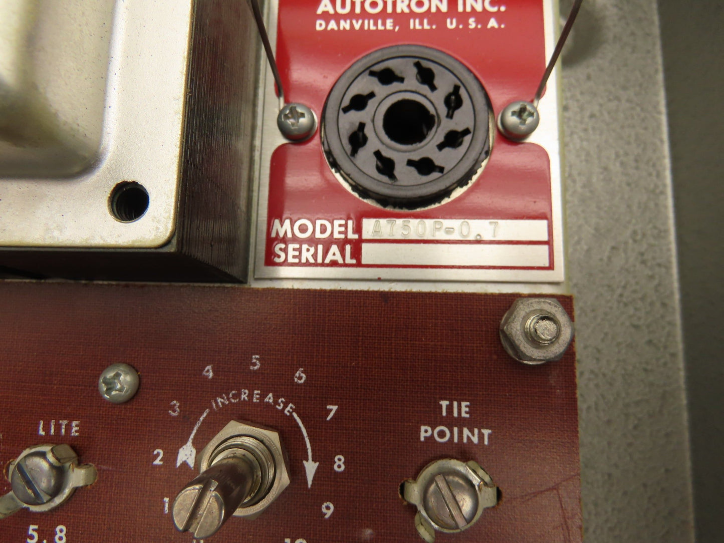 Autotron A750P-0.7 Timing Control