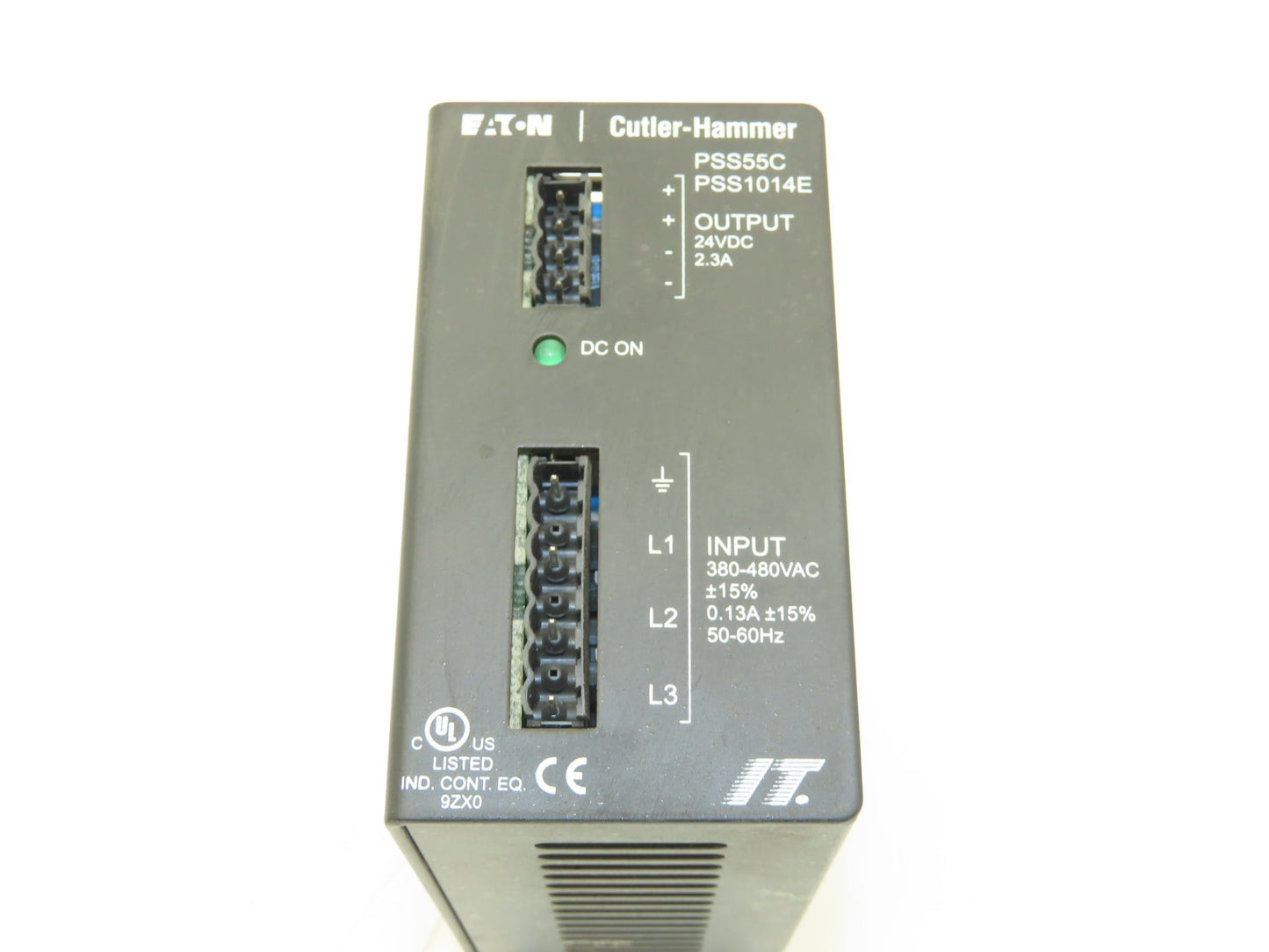 Cutler Hammer PSS1014E PSS55C Eaton 24VDC Power Supply 480 VAC 3Ph 2.3A 55W