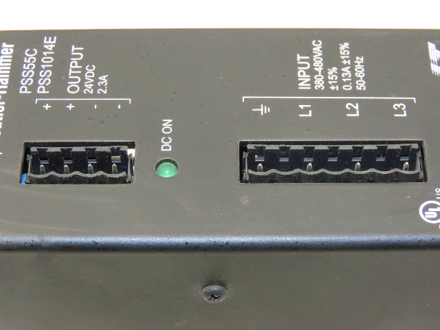 Cutler Hammer PSS1014E PSS55C Eaton 24VDC Power Supply 480 VAC 3Ph 2.3A 55W