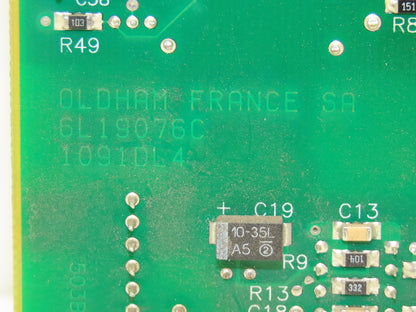 Oldham France SA X1060-6L33343-2 Printed Circuit Board PCB Control Rev K