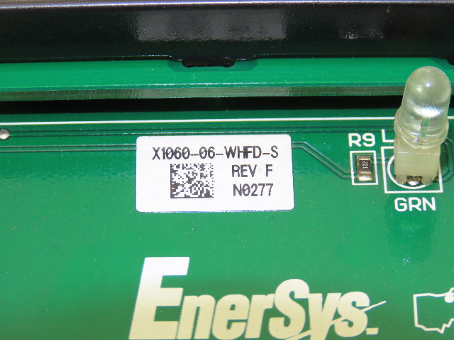EnerSys X1060-06-WHFD-S Printed Circuit Board PCB LCD Display Push Button Rev F