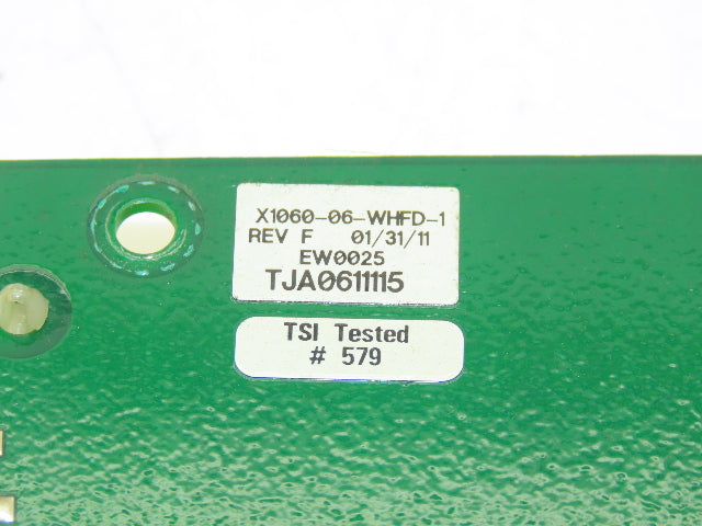 EnerSys X1060-06-WHFD-S Printed Circuit Board PCB LCD Display Push Button Rev F