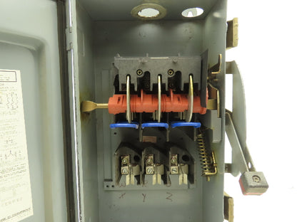 Square D H323A Safety Disconnect Load Switch 100A 240V AC 15Hp 3 Pole