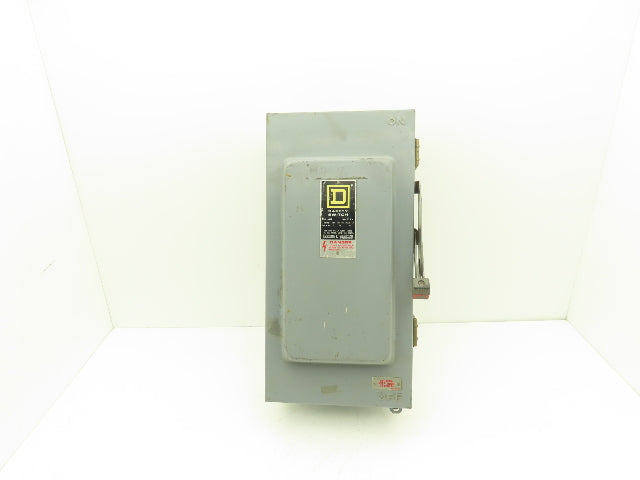 Square D H323A Safety Disconnect Load Switch 100A 240V AC 15Hp 3 Pole