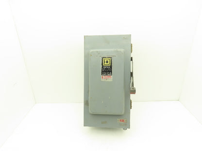 Square D H323A Safety Disconnect Load Switch 100A 240V AC 15Hp 3 Pole