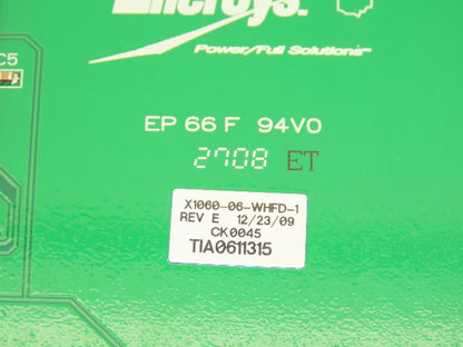 EnerSys X1060-06-WHFD-S Printed Circuit Board PCB LCD Display Push Button Rev E
