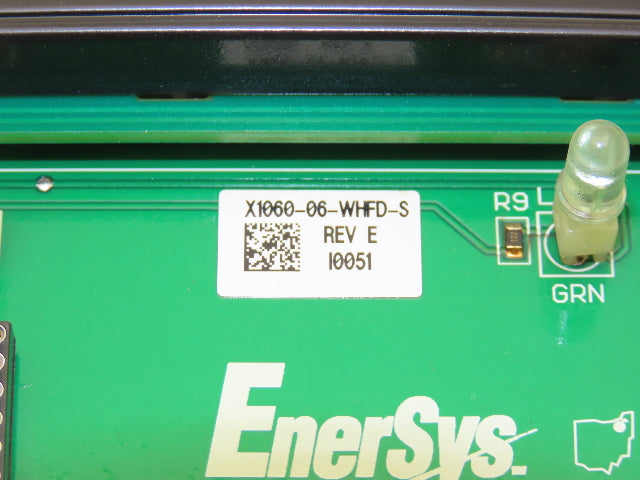 EnerSys X1060-06-WHFD-S Printed Circuit Board PCB LCD Display Push Button Rev E