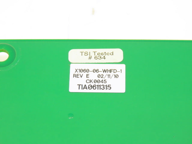 EnerSys X1060-06-WHFD-S Printed Circuit Board PCB LCD Display Push Button Rev E