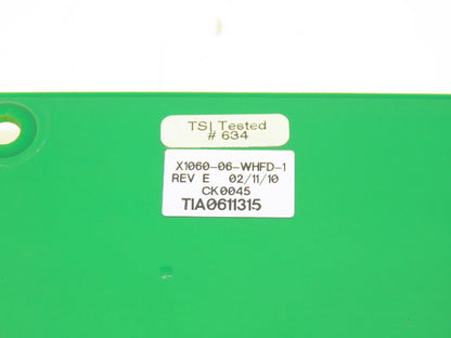 EnerSys X1060-06-WHFD-S Printed Circuit Board PCB LCD Display Push Button Rev E