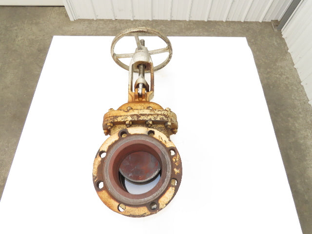 Crane 47 XUF Steel Gate Valve 6" Flanged WCB Class 150 Rising Stem