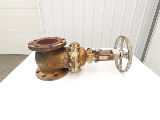 Crane 47 XUF Steel Gate Valve 6" Flanged WCB Class 150 Rising Stem