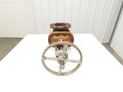 Crane 47 XUF Steel Gate Valve 6" Flanged WCB Class 150 Rising Stem